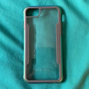 iPhone 6/6s/7/8 case clear w/ holographic side